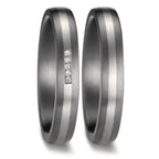 Partnerring 999 Tantal, 950 platina