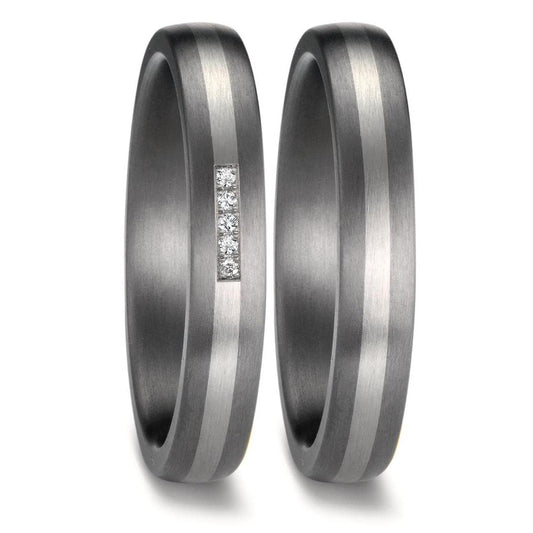 Partnerring 999 Tantal, 950 platina