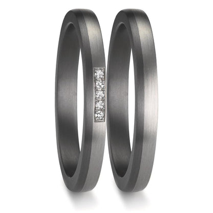 Partnerring 999 Tantal, 950 platina