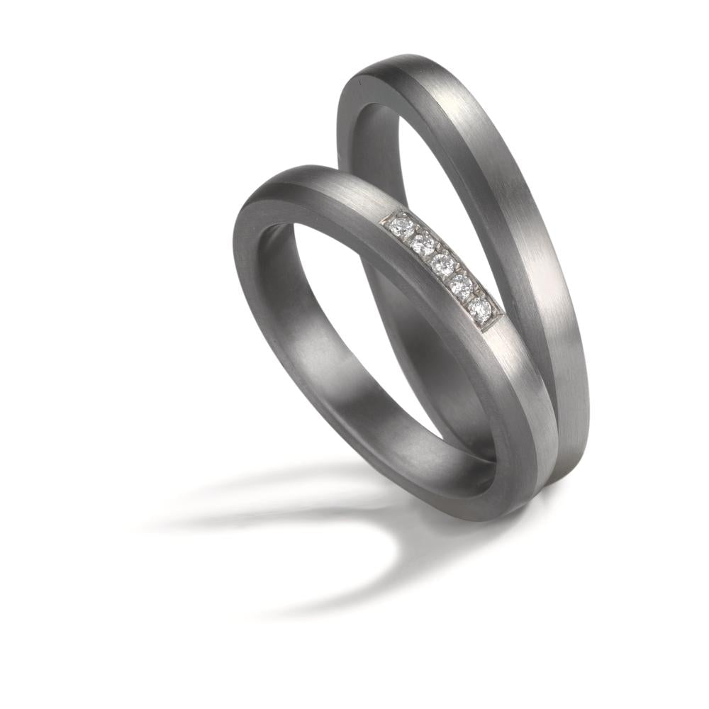 Partnerring 999 Tantal, 950 platina