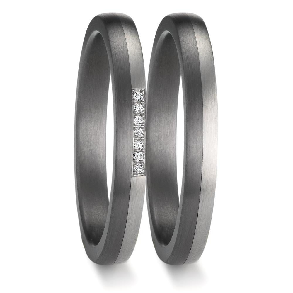 Partnerring 999 Tantal, 950 platina