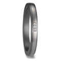 Partnerring 999 Tantal, 950 platina diamant 0.01 ct, 3 stenar, w-si