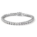 Armband Silver Zirkoniumoxid rodiumpläterad 20 cm