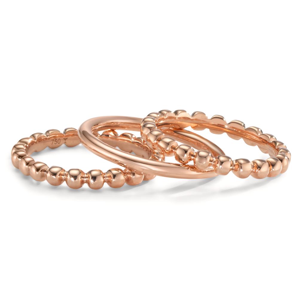 Ring set 750/18 K rött guld