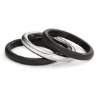 Ring set 750/18 K vitguld, Kol