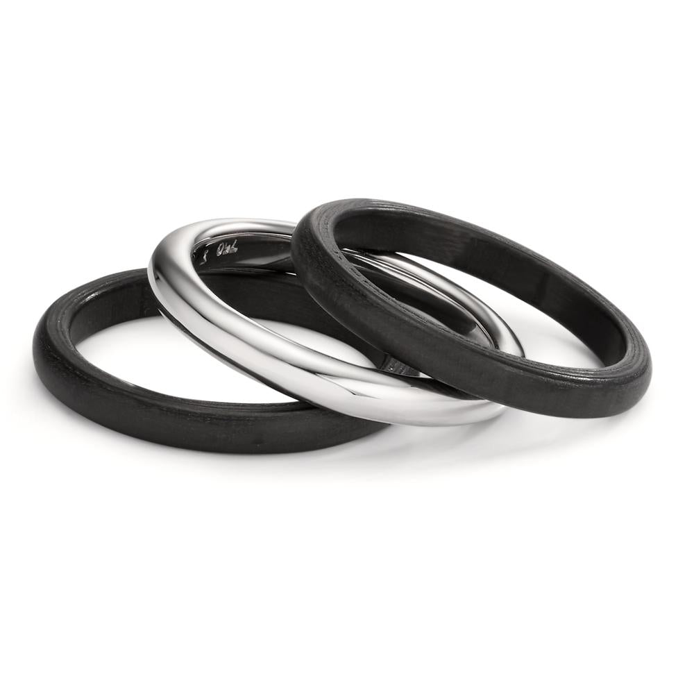 Ring set 750/18 K vitguld, Kol