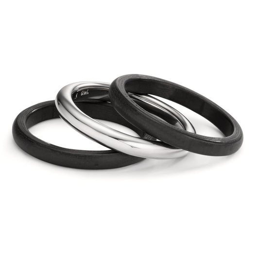 Ring set 750/18 K vitguld, Kol