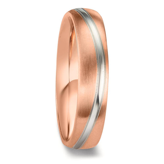 Partnerring 750/18 K vitguld, 750/18 K rött guld