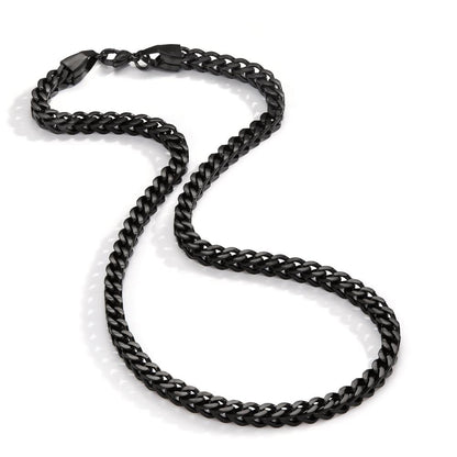Collier rostfritt stål svart IP-belagd 50 cm
