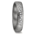 Partnerring 999 Tantal diamant 0.104 ct, 12 stenar, w-si