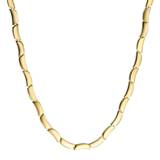 Collier 375/9 K gult guld 46 cm
