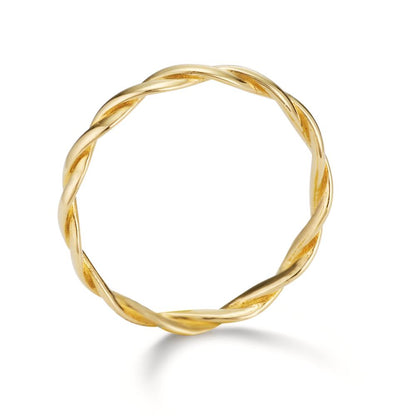 Finger ring 585/14 K gult guld