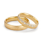 Partnerring 750/18 K gult guld