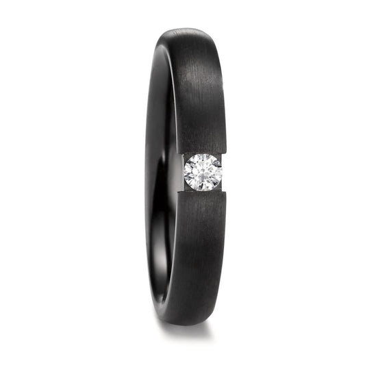 Partnerring zirkonium diamant 0.09 ct, w-si