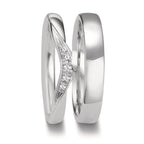 Partnerring 750/18 K vitguld