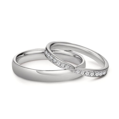 Partnerring 750/18 K vitguld