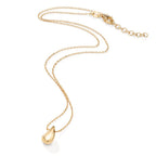 Collier Silver gul guldpläterad 42-45 cm