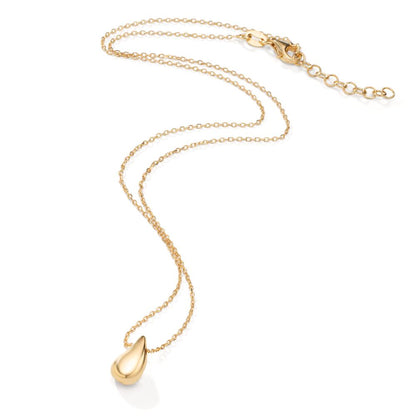 Collier Silver gul guldpläterad 42-45 cm
