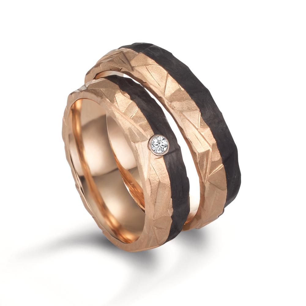 Partnerring 585/14 K roséguld, Kol