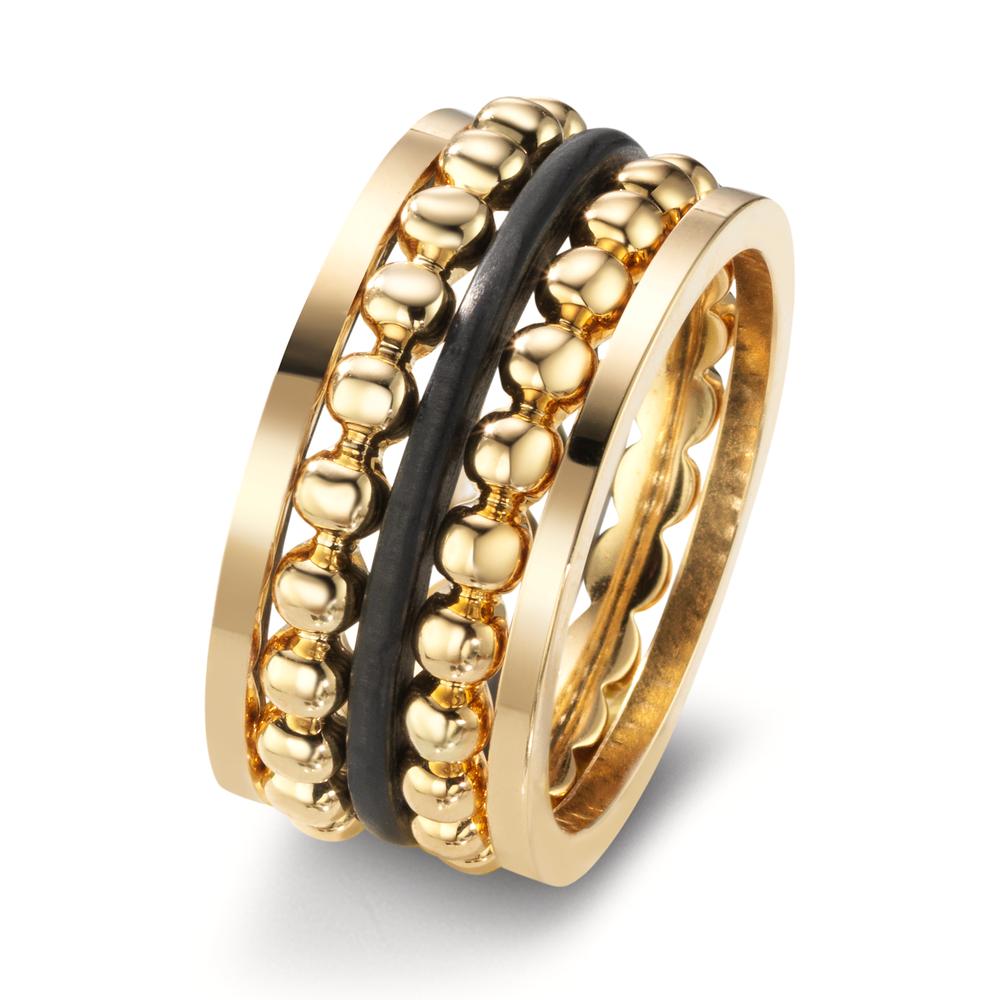 Ring set 750/18 K gult guld, Kol