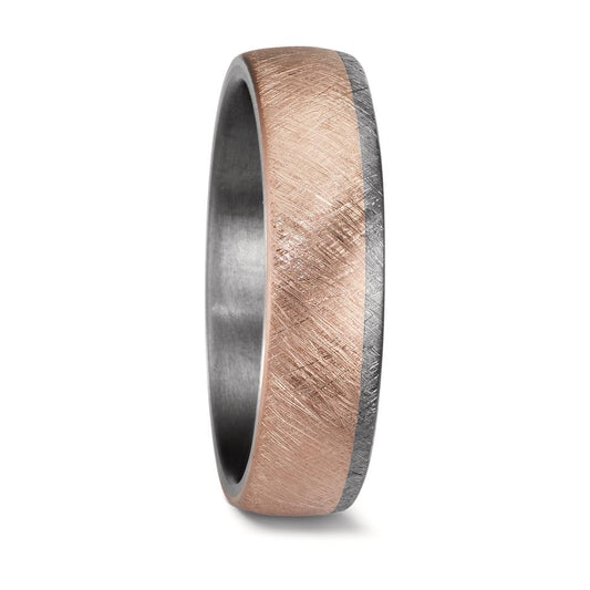 Partnerring 999 Tantal, 585/14 K roséguld