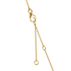 Collier 750/18 K gult guld Citrin 0.20 ct, 2 stenar, ametist grön, 0.30 ct, 4 stenar, Peridot 0.13 ct, 2 stenar, topas 0.43 ct, 3 stenar, kvarts 0.12 ct, 2 stenar 40-45 cm