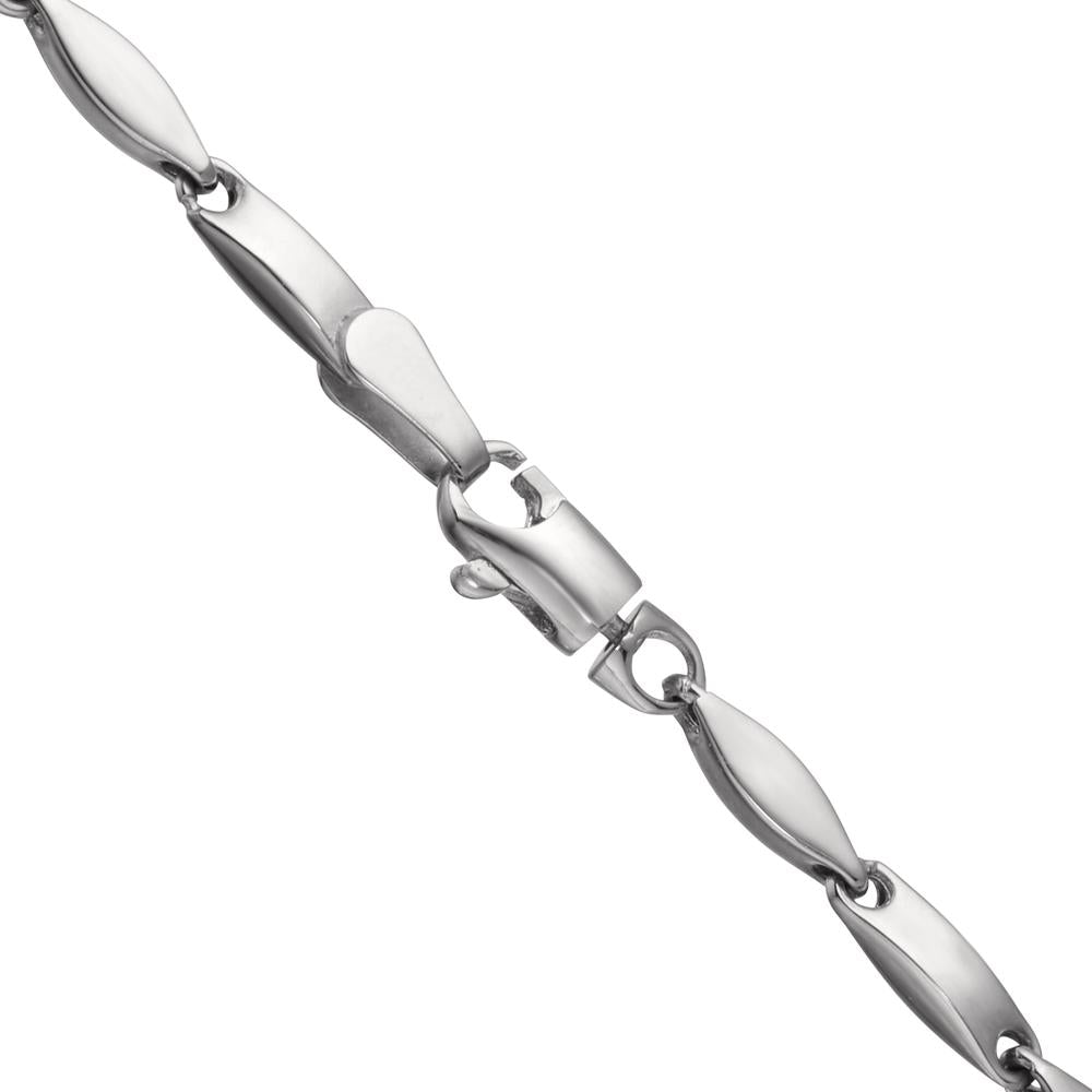 Collier 750/18 K vitguld 45 cm