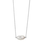 Collier Silver rodiumpläterad Sötvattensodlad pärla 40-43 cm