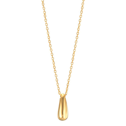 Collier Silver gul guldpläterad 40-44 cm