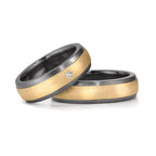 Partnerring 999 Tantal, 585/14 K gult guld