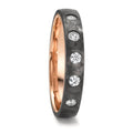 Partnerring Kol, 585/14 K rött guld diamant 0.25 ct, 5 stenar, w-si