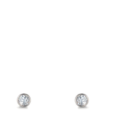 Örhängen med knoppar Silver rodiumpläterad Ø3 mm