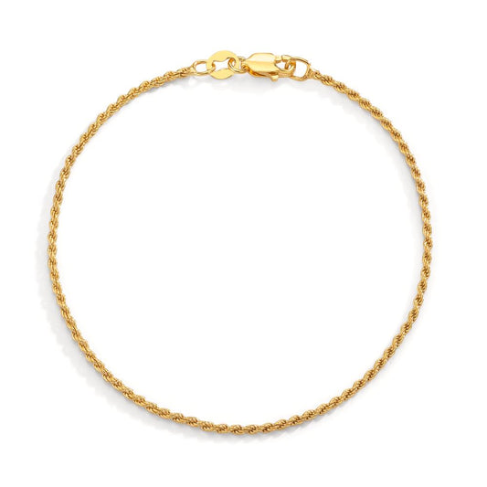 Armband Silver gul guldpläterad 18 cm Ø1.4 mm