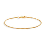 Armband Silver gul guldpläterad Ø1.4 mm