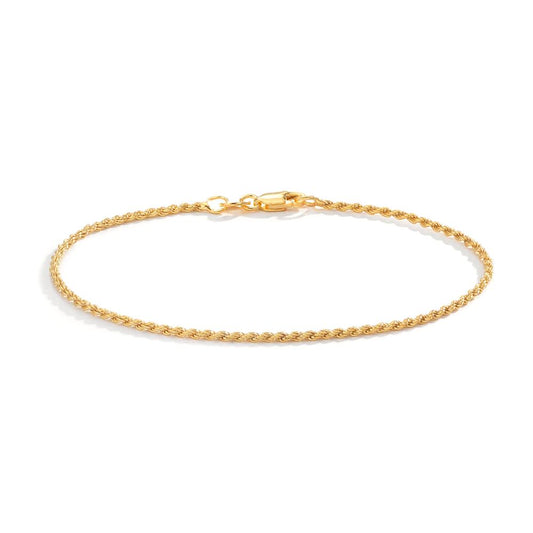 Armband Silver gul guldpläterad 18 cm Ø1.4 mm