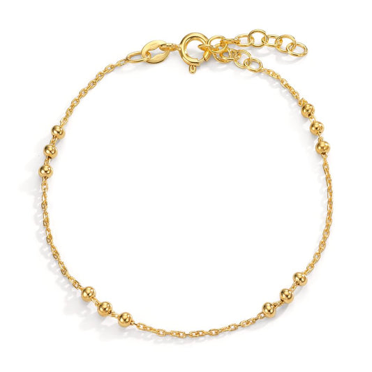 Armband Silver gul guldpläterad 16-19 cm