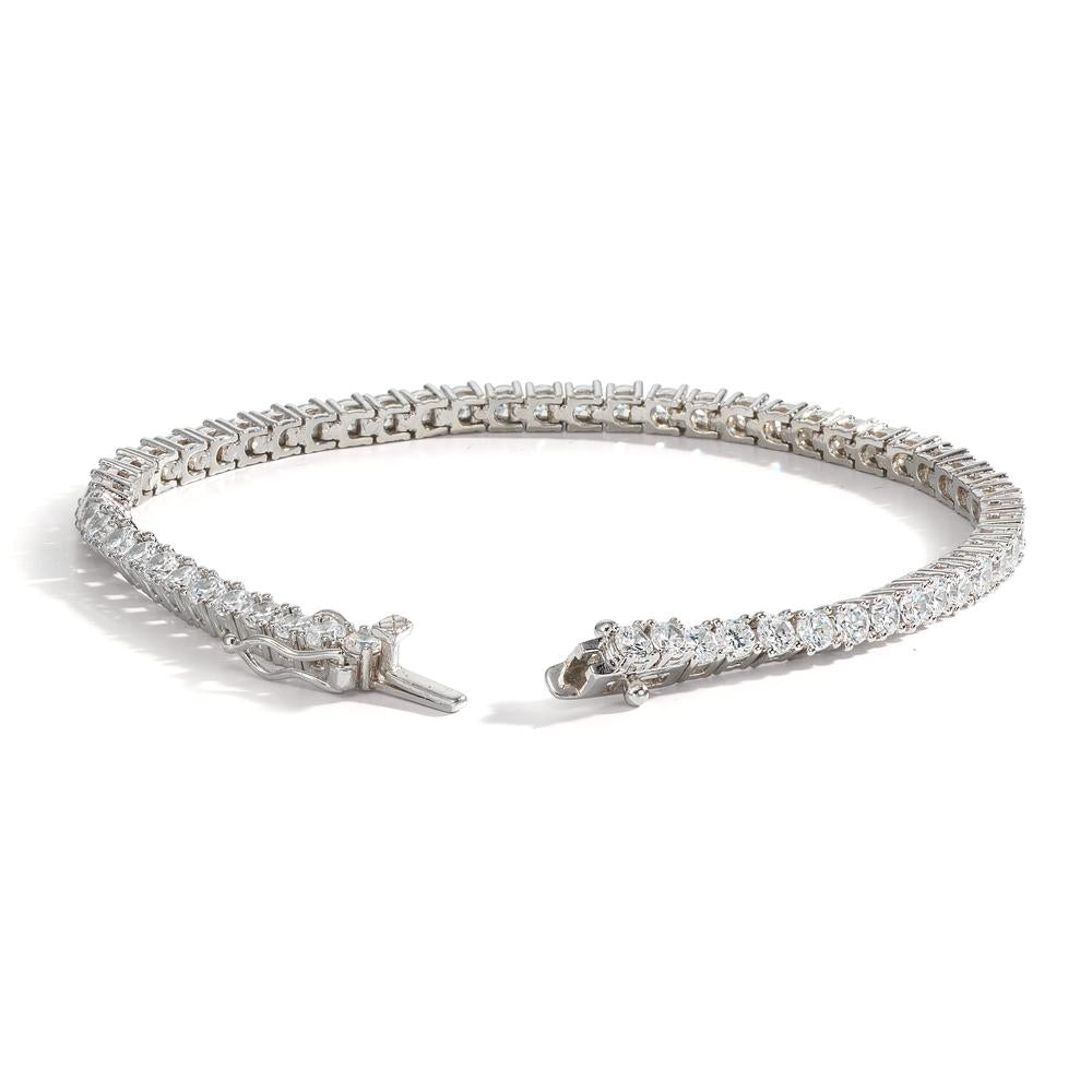 Armband Silver Zirkoniumoxid rodiumpläterad 19 cm