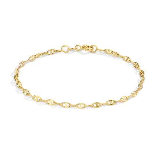Armband 585/14 K gult guld 19 cm