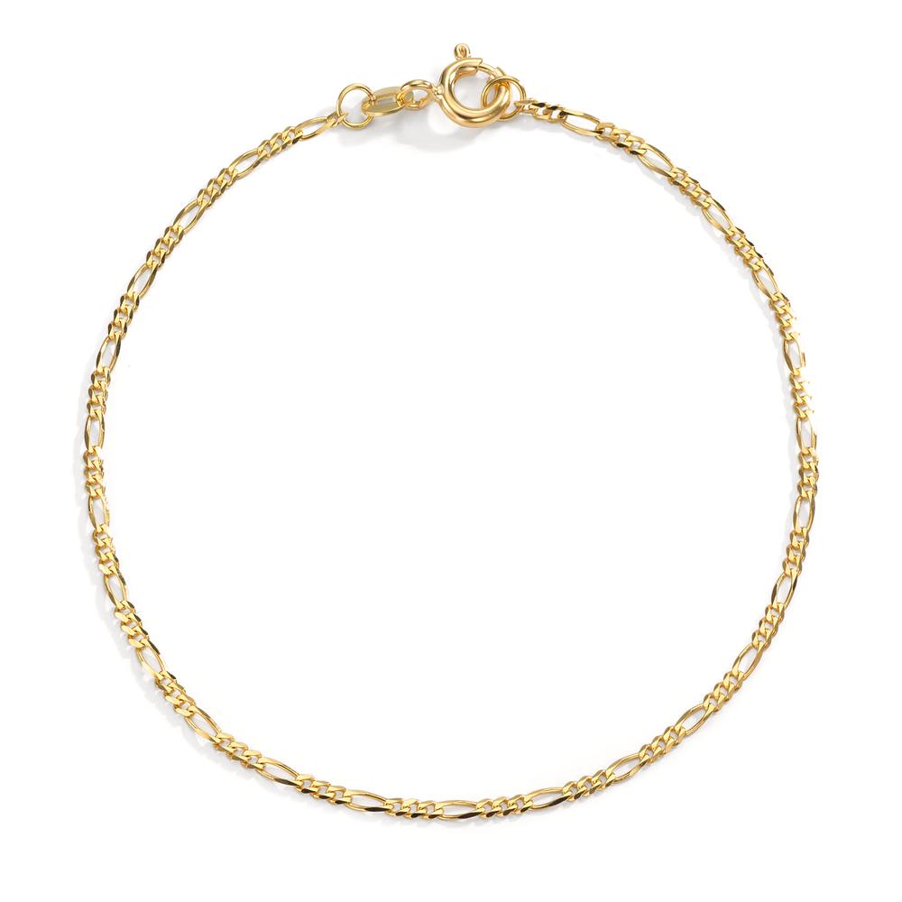 Armband 585/14 K gult guld 18 cm