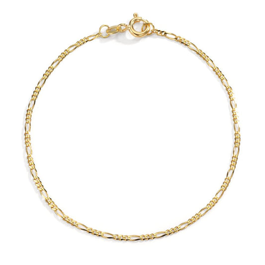 Armband 585/14 K gult guld 18 cm