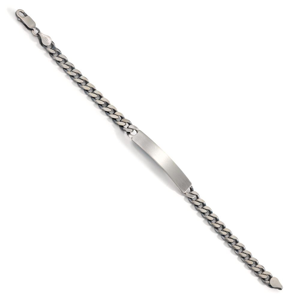 Graverat armband Silver patinerad 20 cm