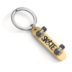 Nyckelring metall skateboard Ø35 mm