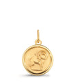 Gravyrhänge 375/9 K gult guld Ø12 mm