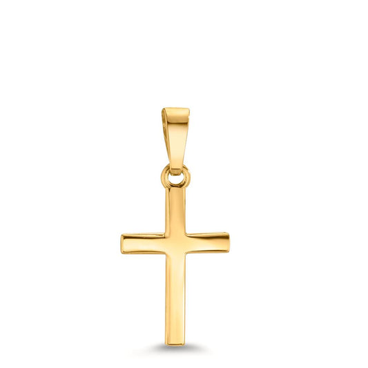 Hängsmycke 750/18 K gult guld Korsa