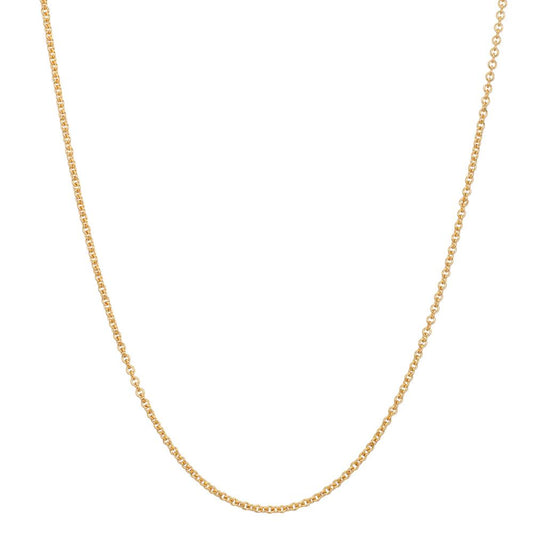 Halsband 750/18 K gult guld 40 cm