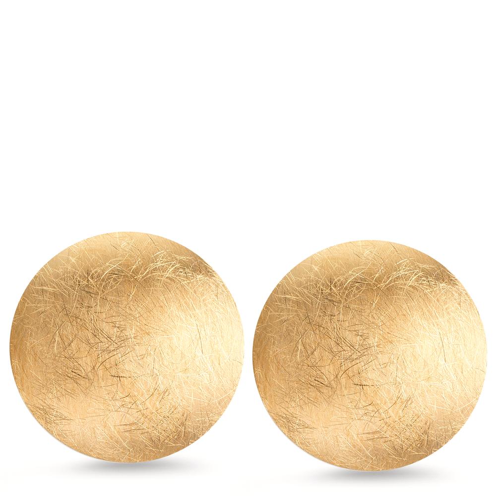 Örhängen med knoppar Silver gul guldpläterad Ø22 mm