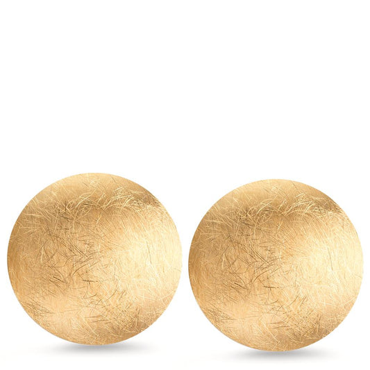 Örhängen med knoppar Silver gul guldpläterad Ø22 mm