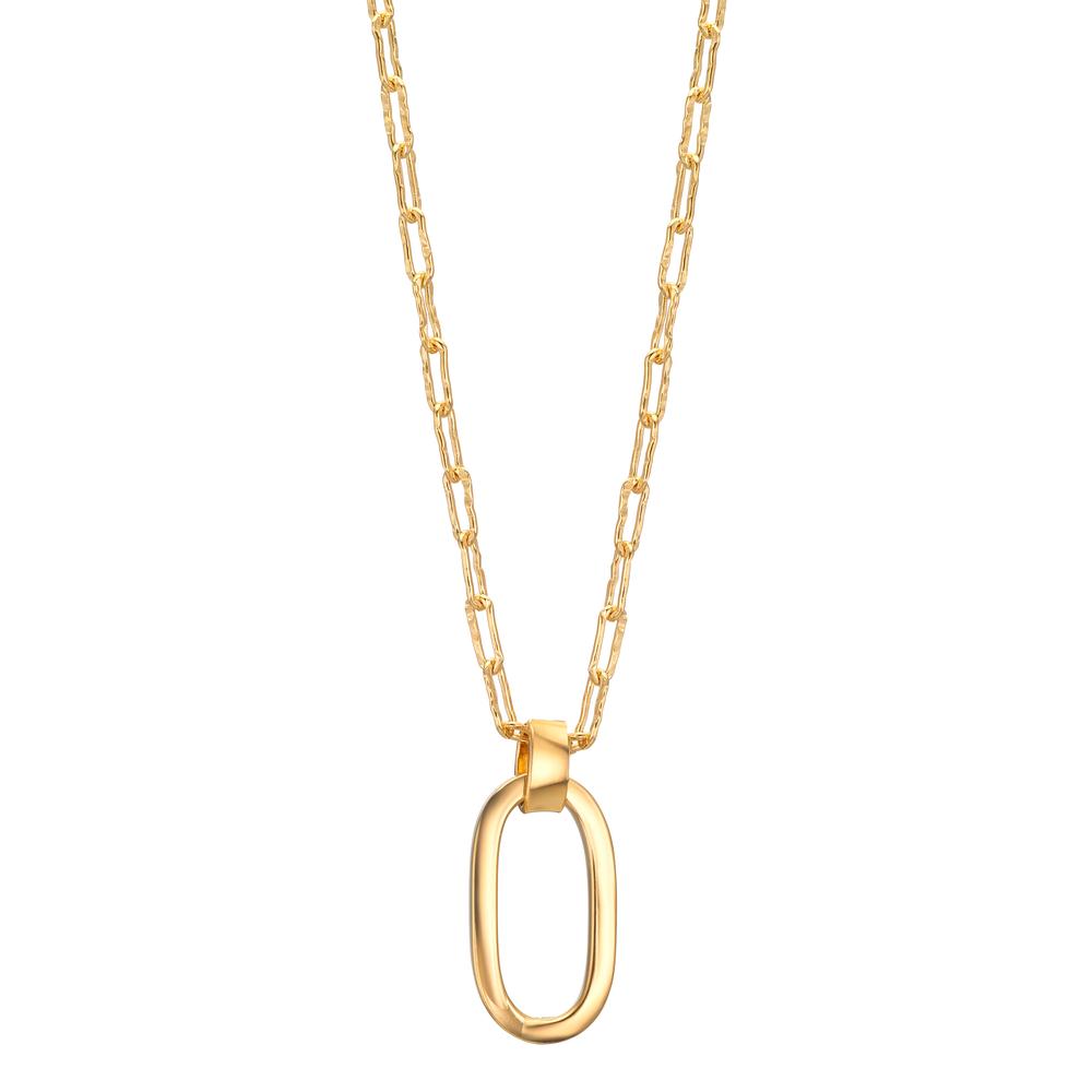 Collier Silver gul guldpläterad 40-44 cm
