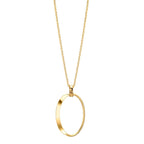 Collier Silver gul guldpläterad 40-44 cm