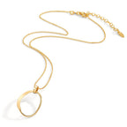 Collier Silver gul guldpläterad 40-44 cm